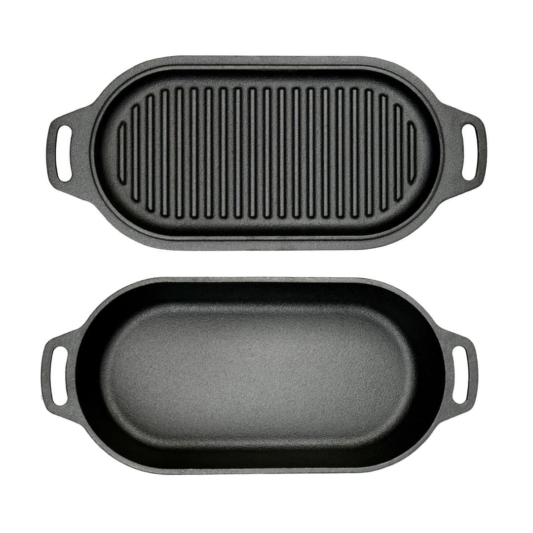 Dutch Oven / 2 Skillets - Valhal Outdoor - 1 litre