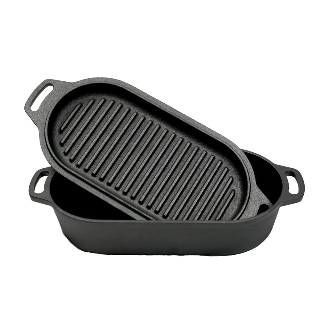 Dutch Oven / 2 Skillets - Valhal Outdoor - 2 Liter