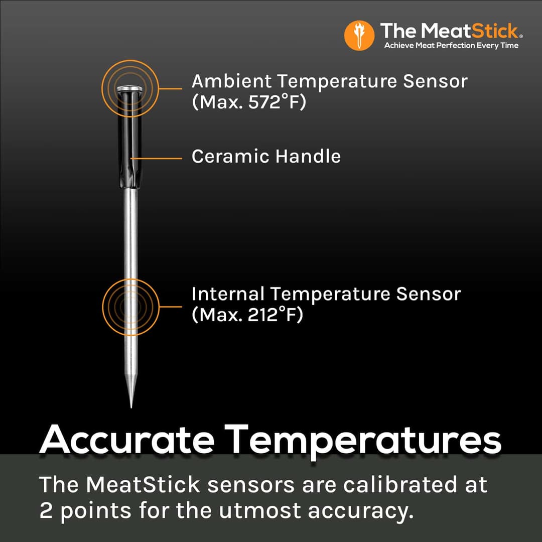 Wireless Thermometer - The Meatstick X Set - Black