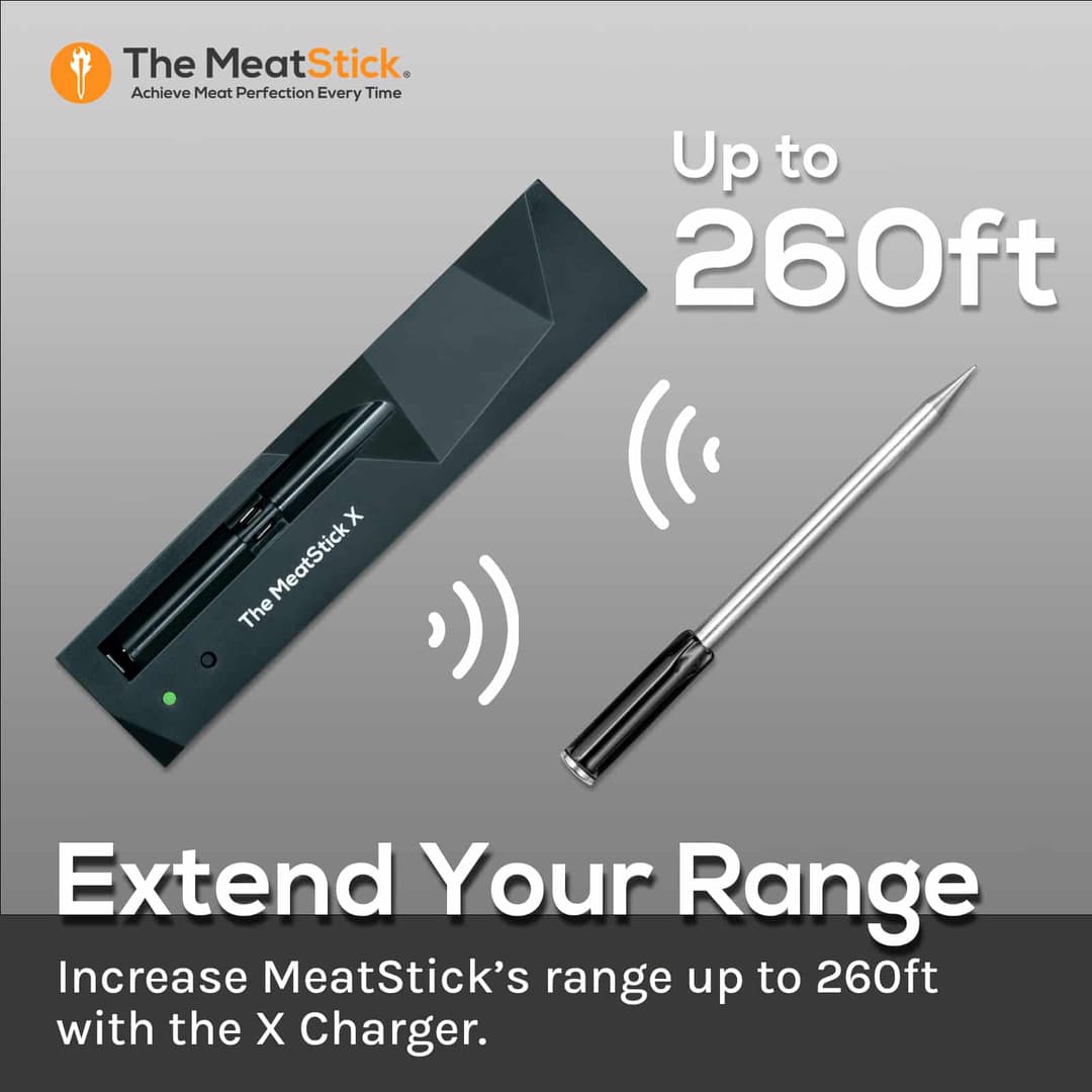 Wireless Thermometer - The Meatstick X Set - Black