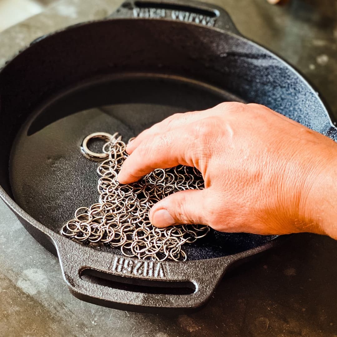 Scrubber Pad - Cast Iron - Valhal Outdoor