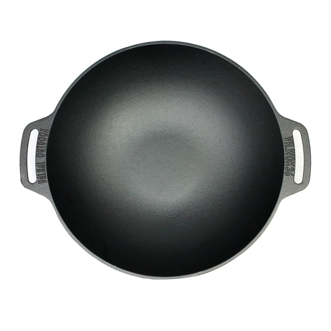 Wok Pan 36cm - Valhal Outdoor - two handles