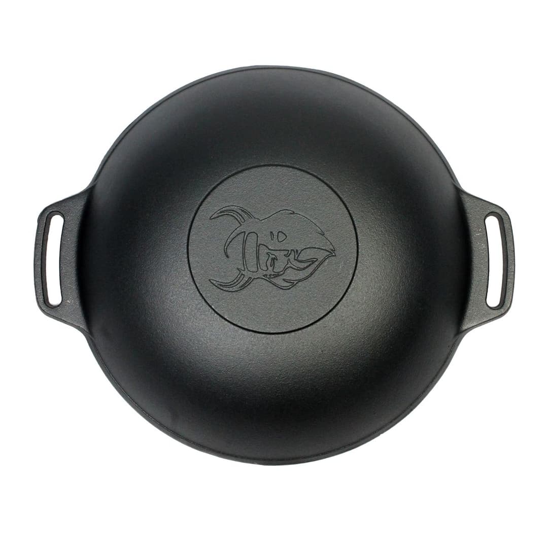 Wok Pan 36cm - Valhal Outdoor - two handles