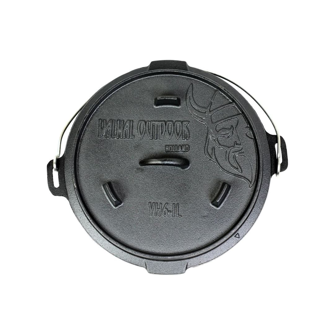 Dutch Oven 6,1L - Valhal Outdoor - mit Füßen
