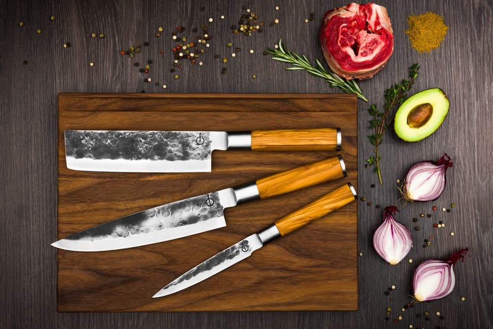 Olive Forged - 3-piece Kitchen Knife Set
