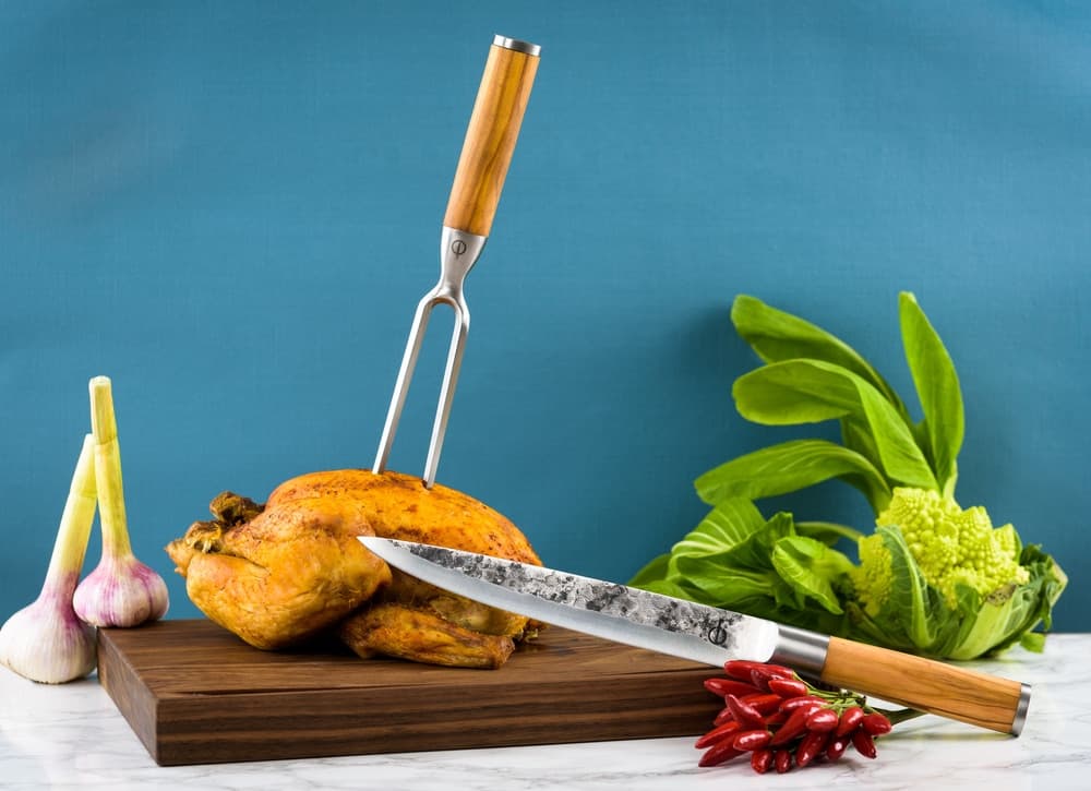 Olive Forged Carving Fork