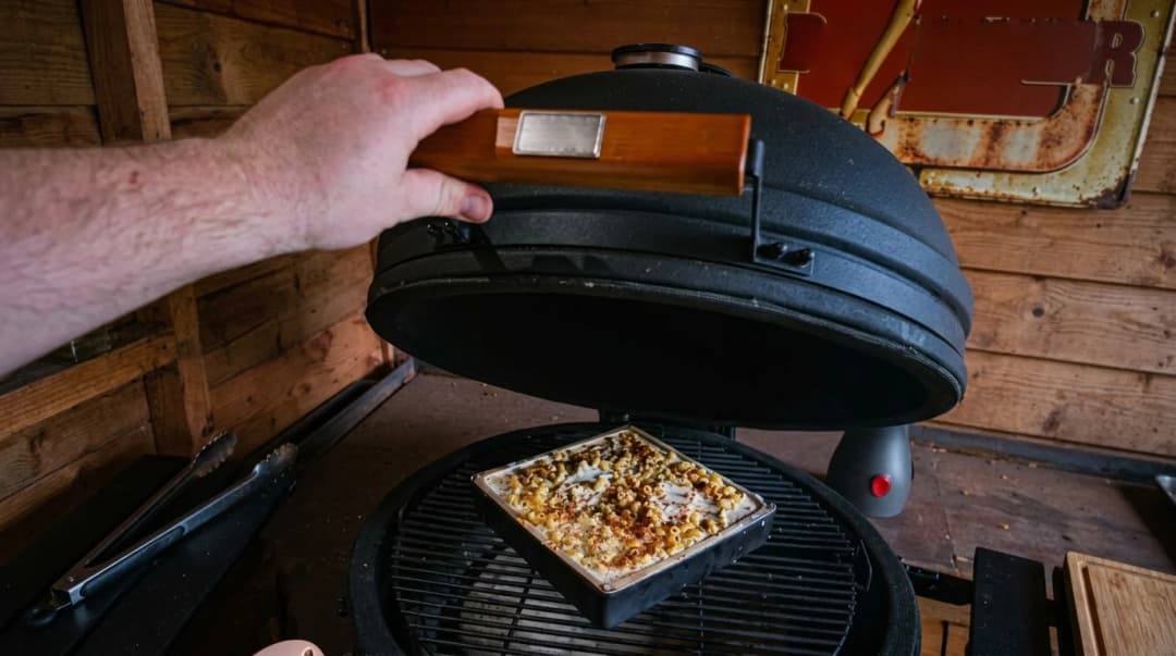 One pot mac and cheese from the kamado