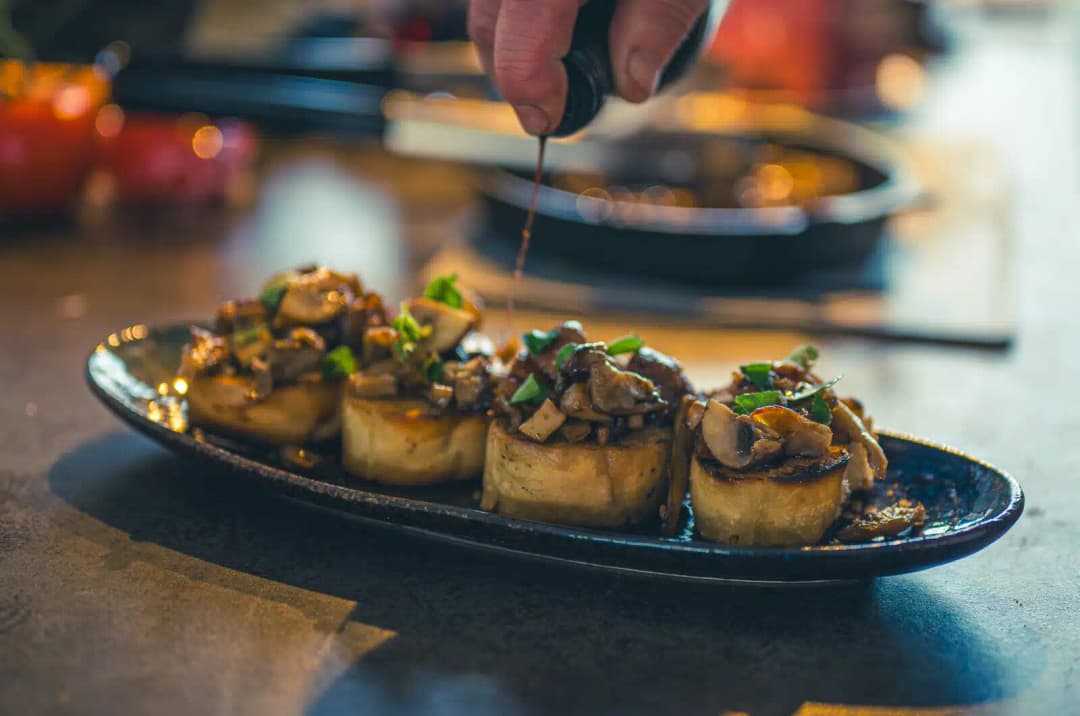 Gegrilde Paddenstoelen Bruschetta