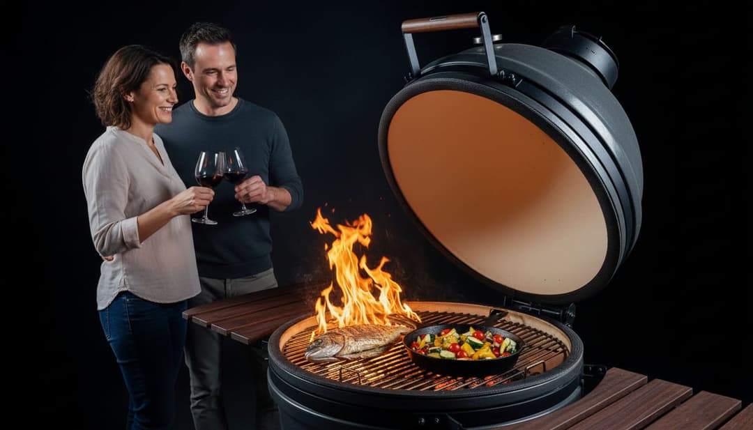 Temperatuurzones maken in een kamado, zo kook je meerdere gerechten tegelijk