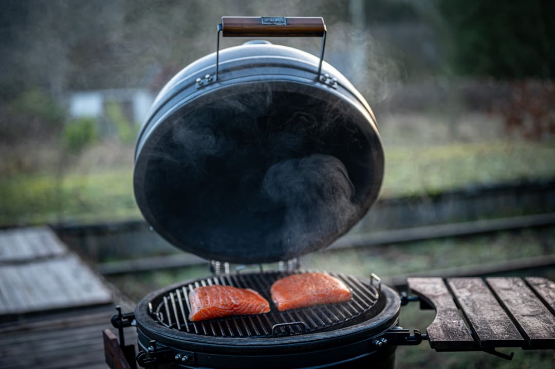 Zalm Koud Roken op de Grill Bill Kamado