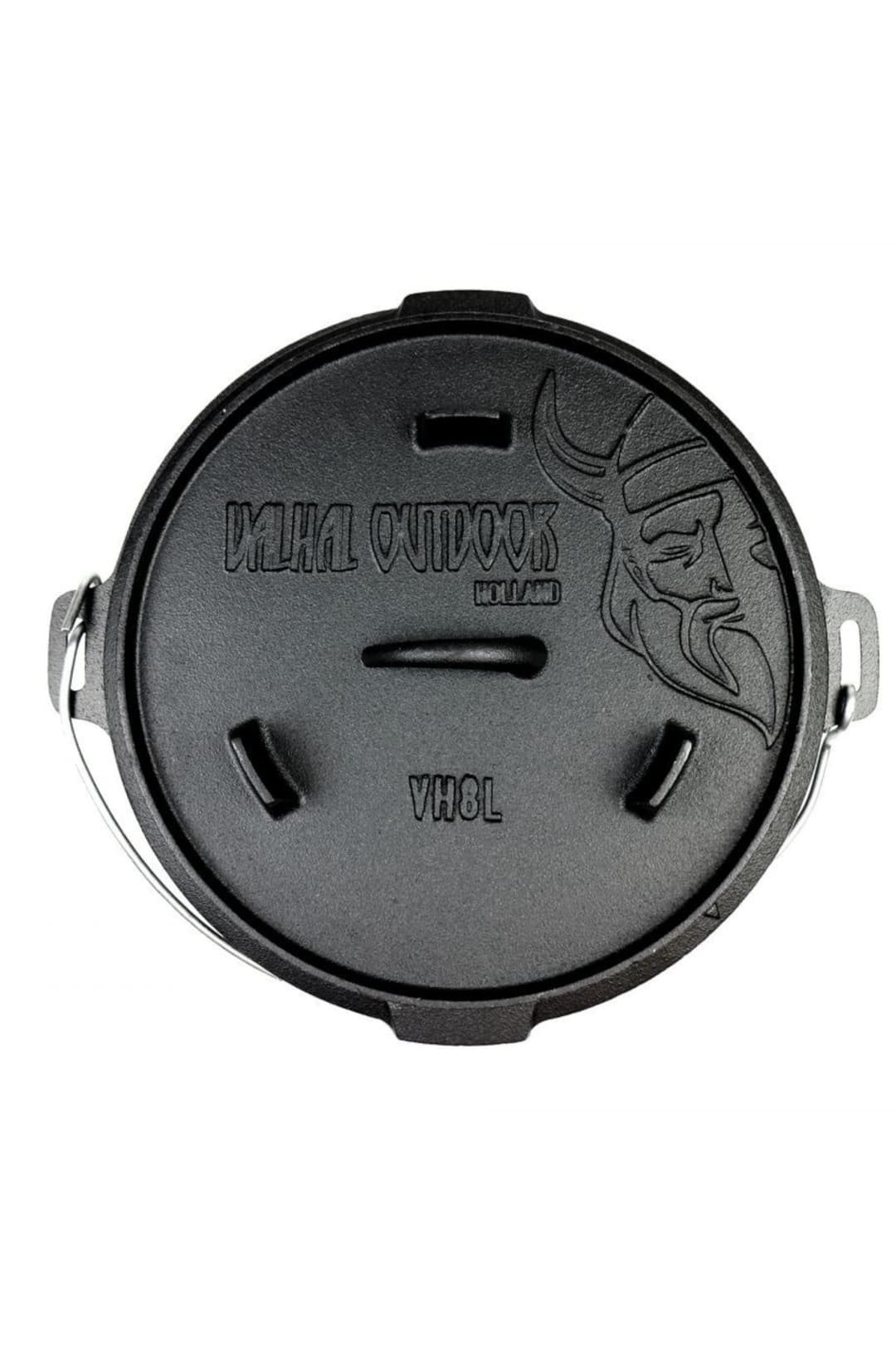 Dutch Oven 8L - Valhal Outdoor - zonder pootjes