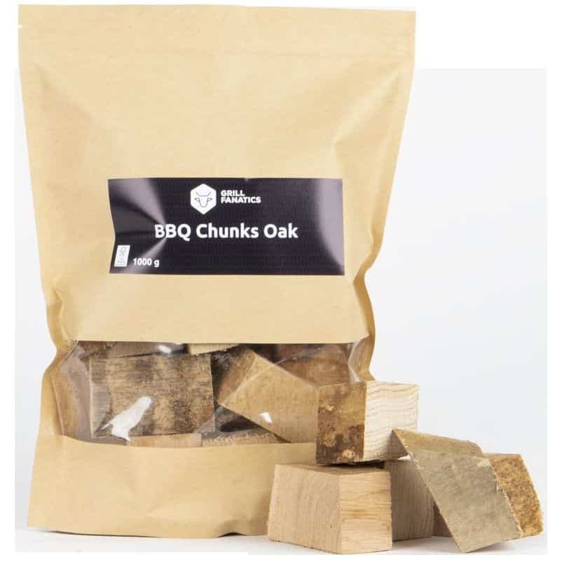 Rookhout Chunks Eiken - 1kg - Grill Fanatics
