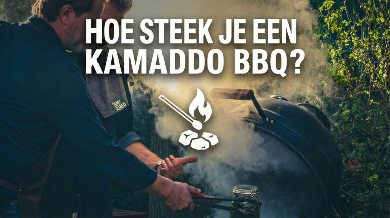 Hoe steek je een kamado bbq aan