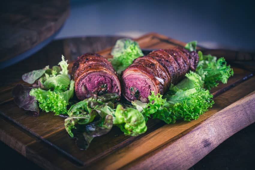 Surf & Turf & Oink Bavette Rollade