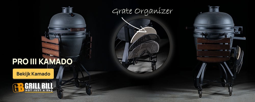 Direct koken op een kamado, meer dan alleen grillen 1 Pro III Kamado BBQ Grill Bill